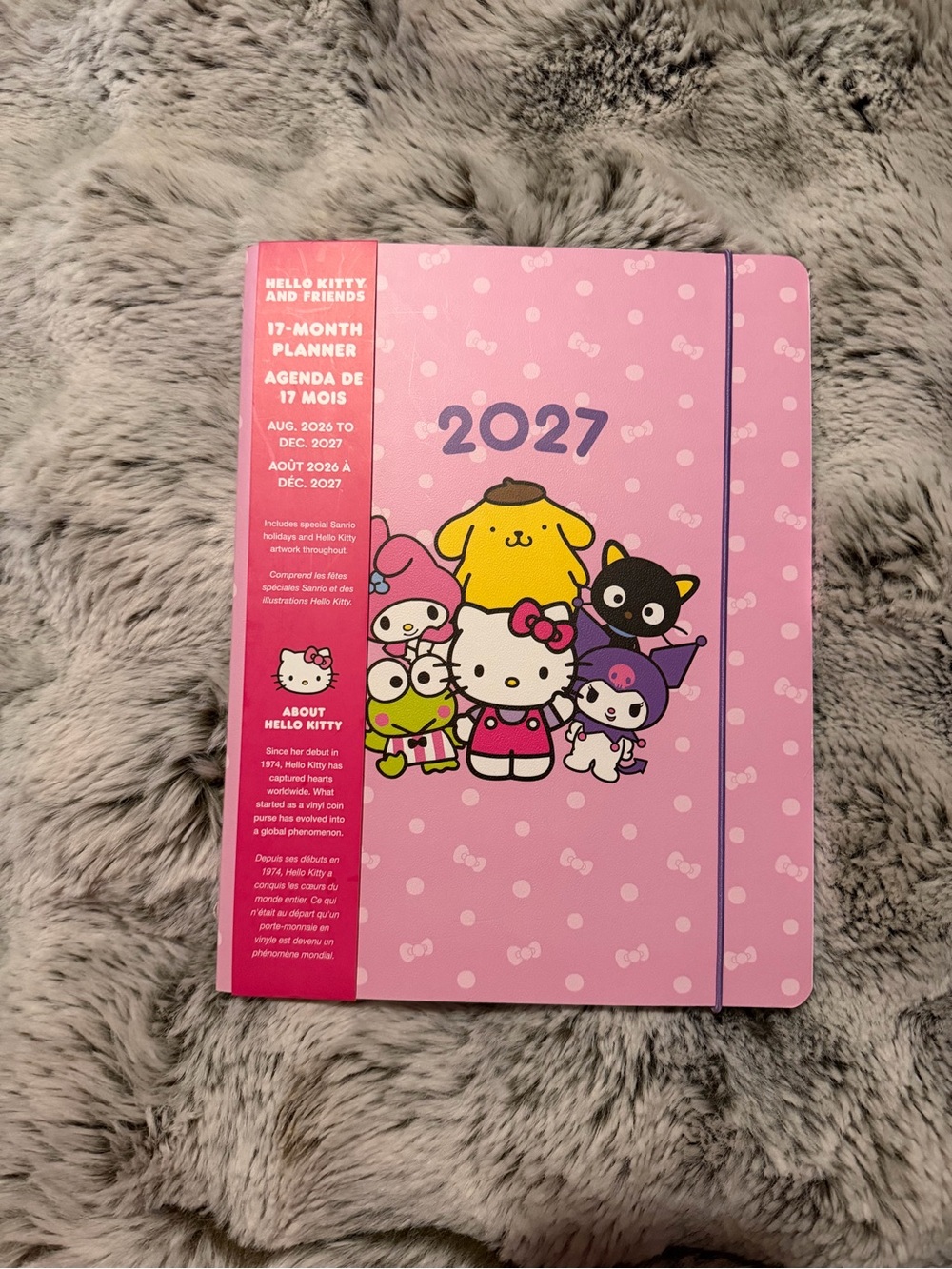 Hello Kitty 2027 Pink 17-Month Planner